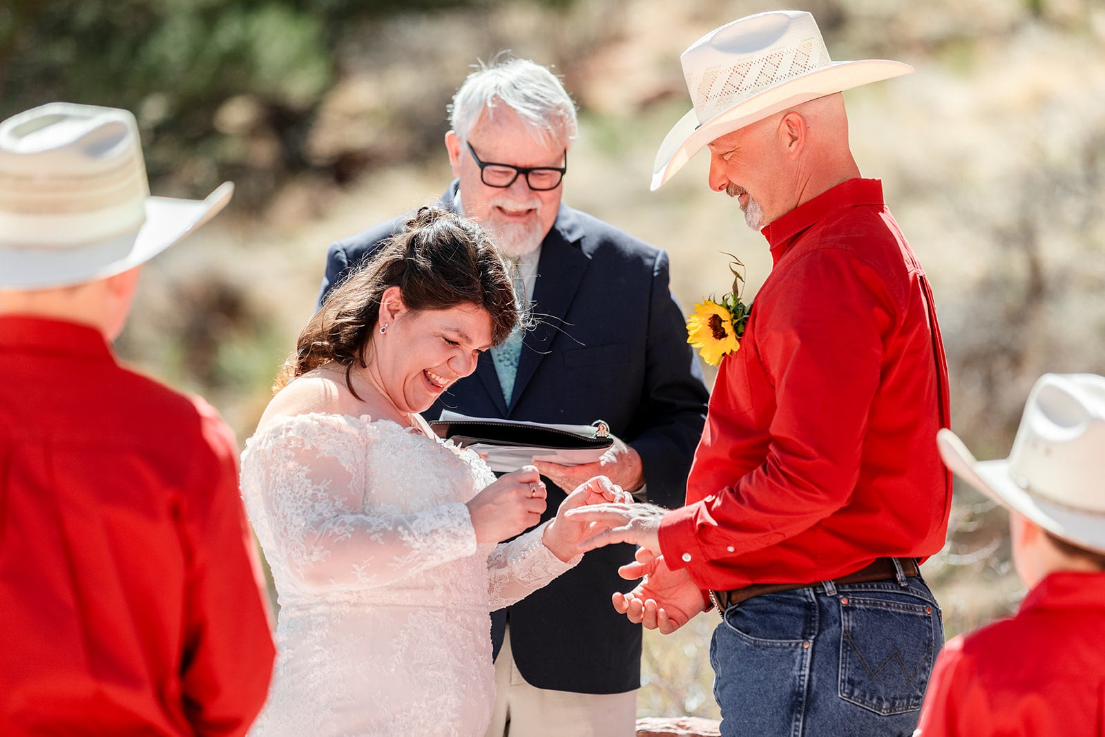 Colorado wedding ceremony